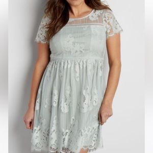 Maurices Sage Lace dress